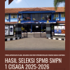 Pengumuman Hasil Seleksi SPMB SMPN 1 Cisaga Tahun Pelajaran 2025/2026